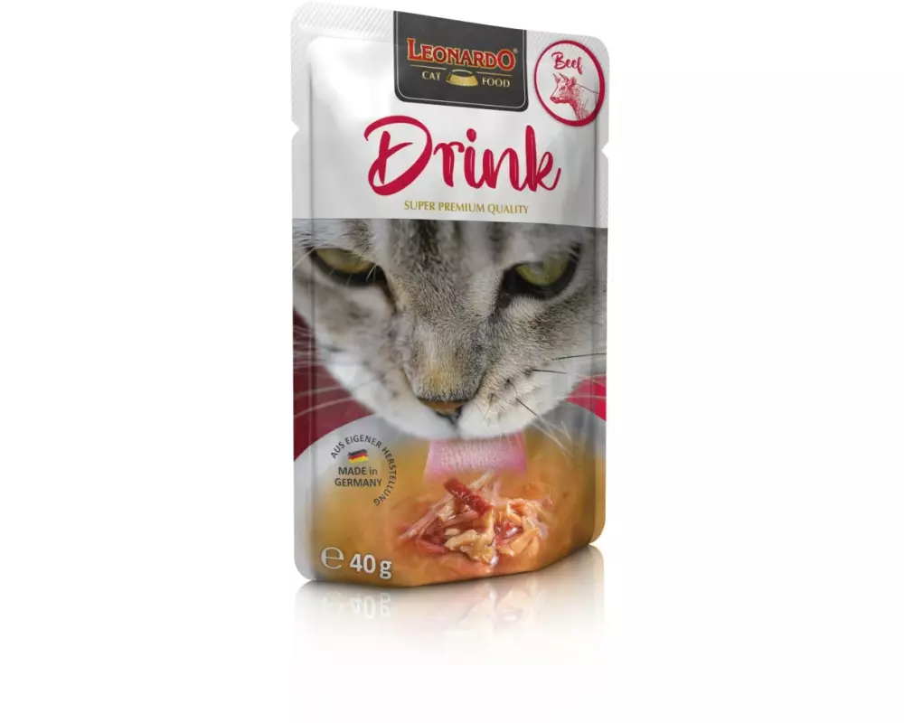 Leonardo Cat Food Katzen-Snack Drink Rind, 40 g