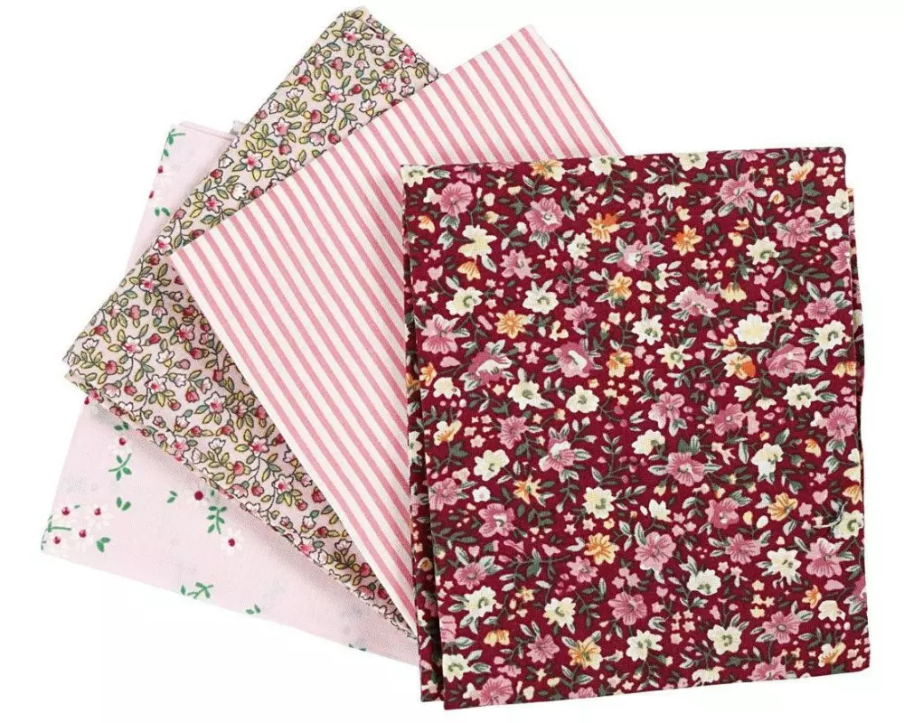 Creativ Company Stoff Farbric 4-teilig 45 x 55 cm