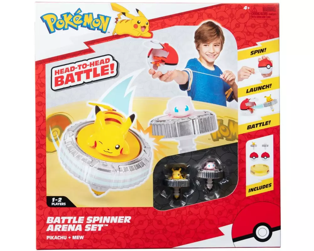Jazwares Pokémon Battle Spinner Arena Set