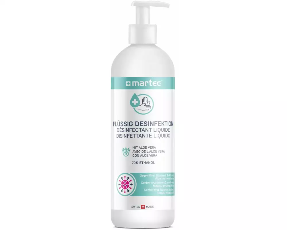 Martec Desinfektionsmittel für die Hände mit Aloe Vera 500 ml