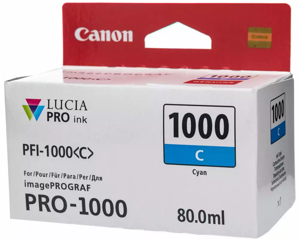Canon Tinte PFI-1000C / 0547C001 Cyan