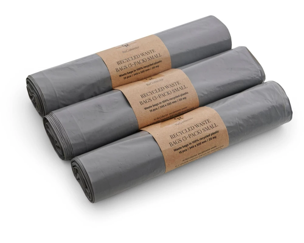 ReCollector Müllbeutel Iron Blue, 10 l, 3 x 15 Stück