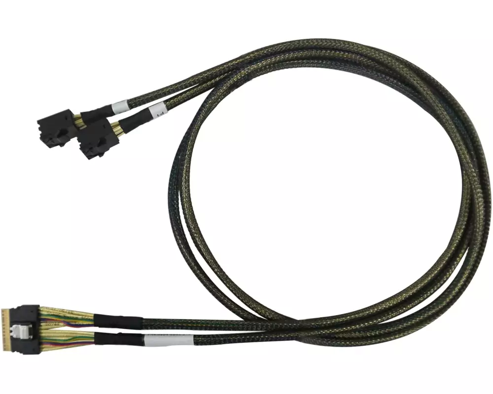 Highpoint SAS-Kabel SFF-8654 - 2x SFF-8643 100 cm