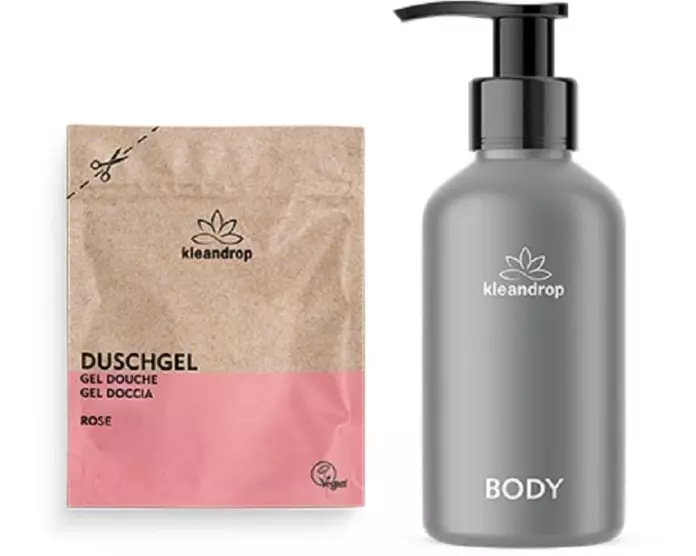 kleandrop Duschgel Rose Starter-Set 200 ml