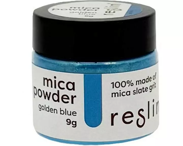 Reslin Mica Pulver 9g Blau