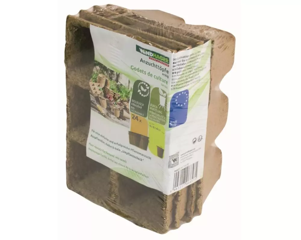 Windhager Aufzuchttöpfe 6 cm 24 Stück