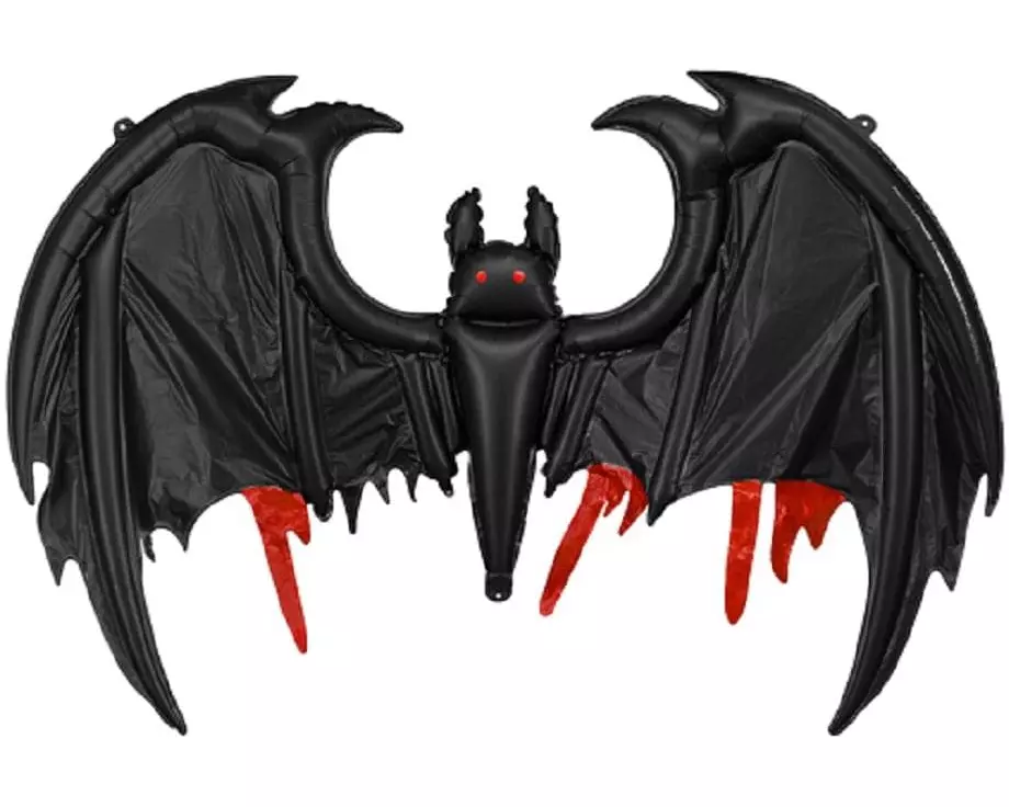 Partydeco Folienballon Fledermaus 120 x 81 cm, 1 Stück