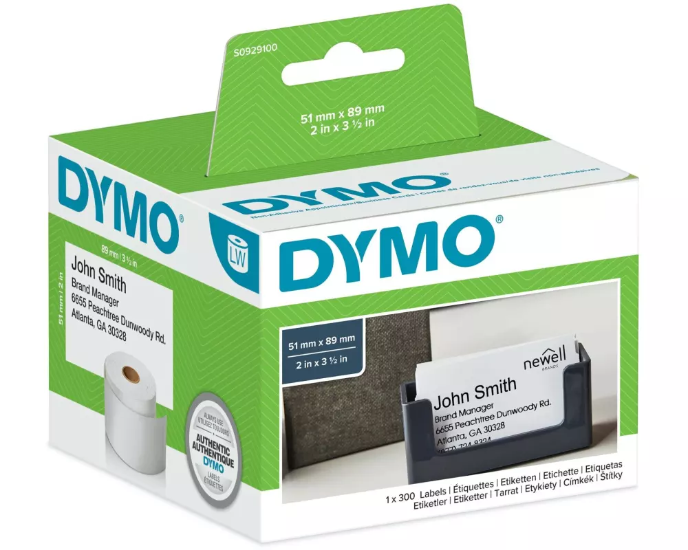 DYMO Termin- Namensschildkarten 51 x 89 mm