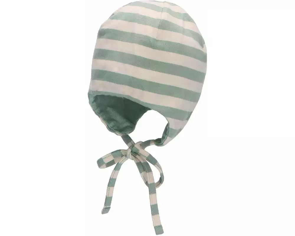 Sterntaler Mütze gestreift Grün Gr. 47