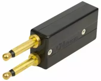 JABRA 2-prong jack PJ 327 with modular 4/4 Western socket fi. for Lucent Callmaster Steck 28