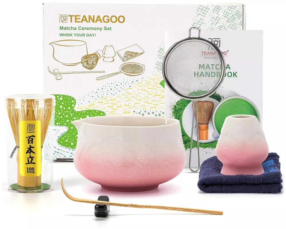 TEANAGOO Matcha Set Pink Berg 0.51 l/0.56 l, Rosa