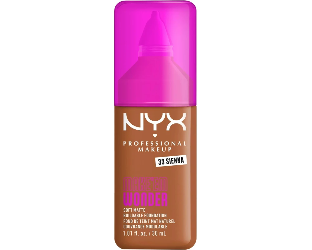 NYX Professional Makeup Foundation Make em Wonder 33 Sienna