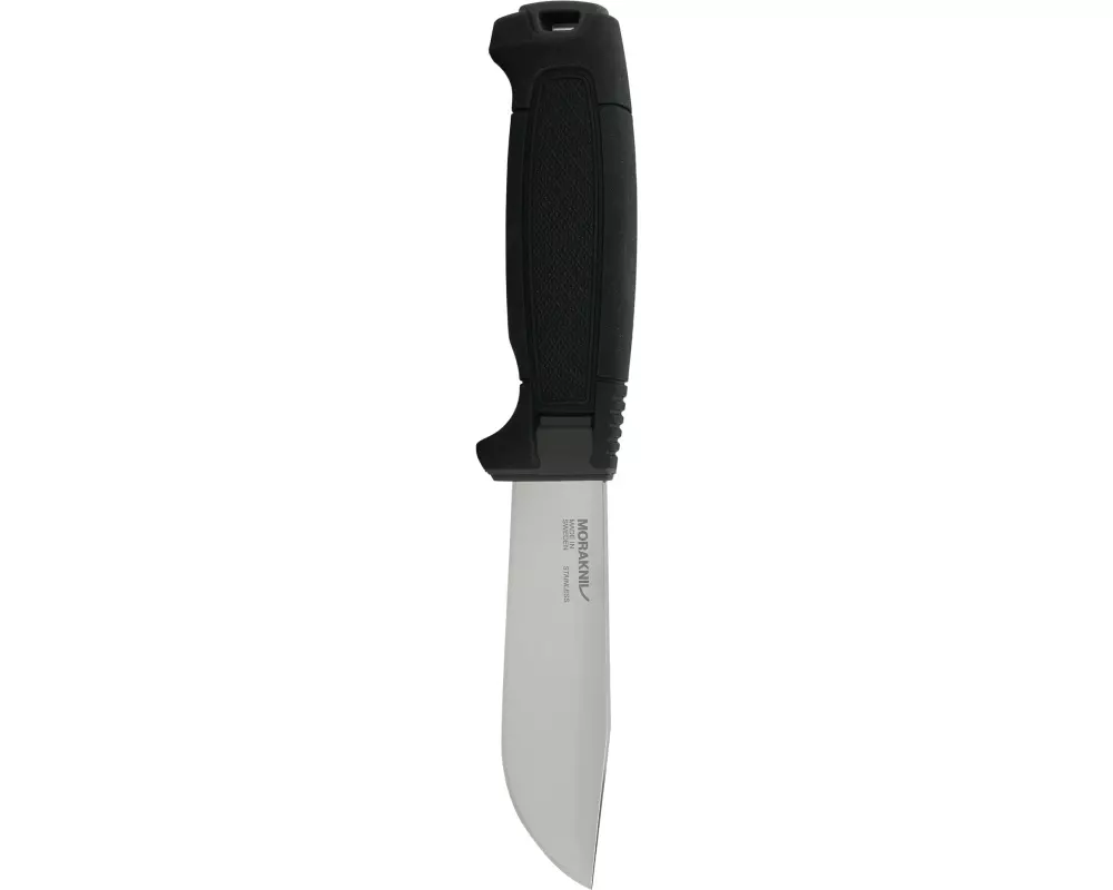 morakniv Amberg S, Full Flat, Silber / Schwarz