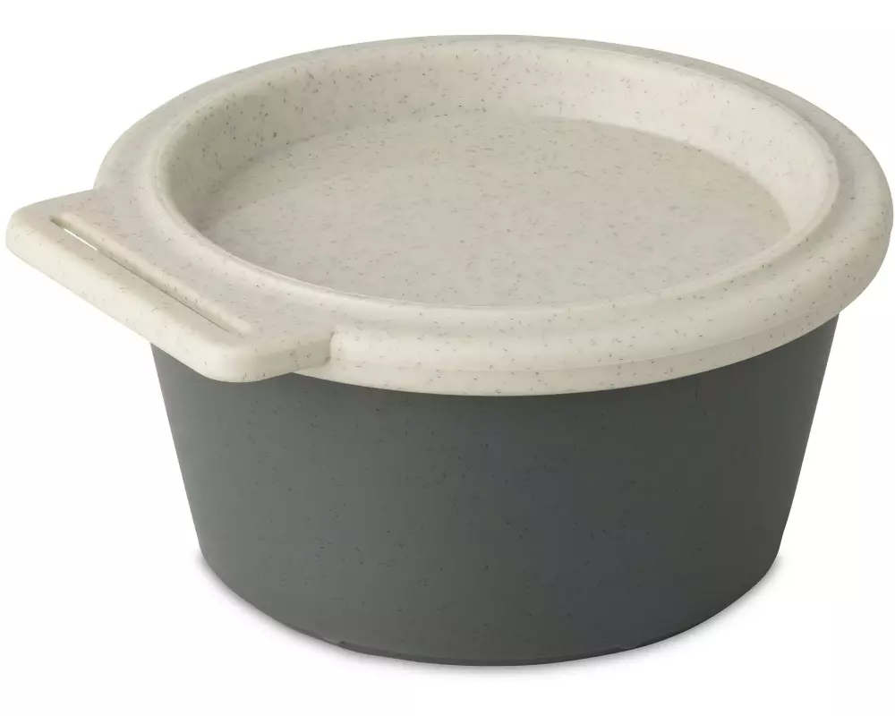 Koziol Schale Move Box mit Deckel 250 ml, Grau