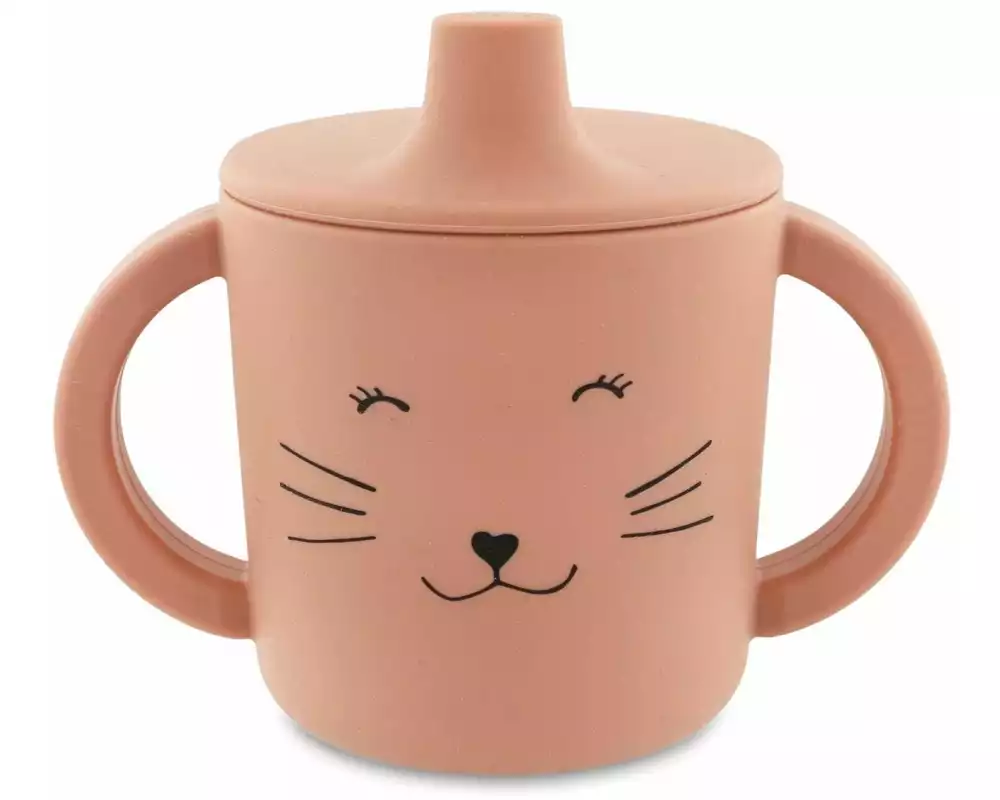 Trixie Trinklernbecher Silikon Katze