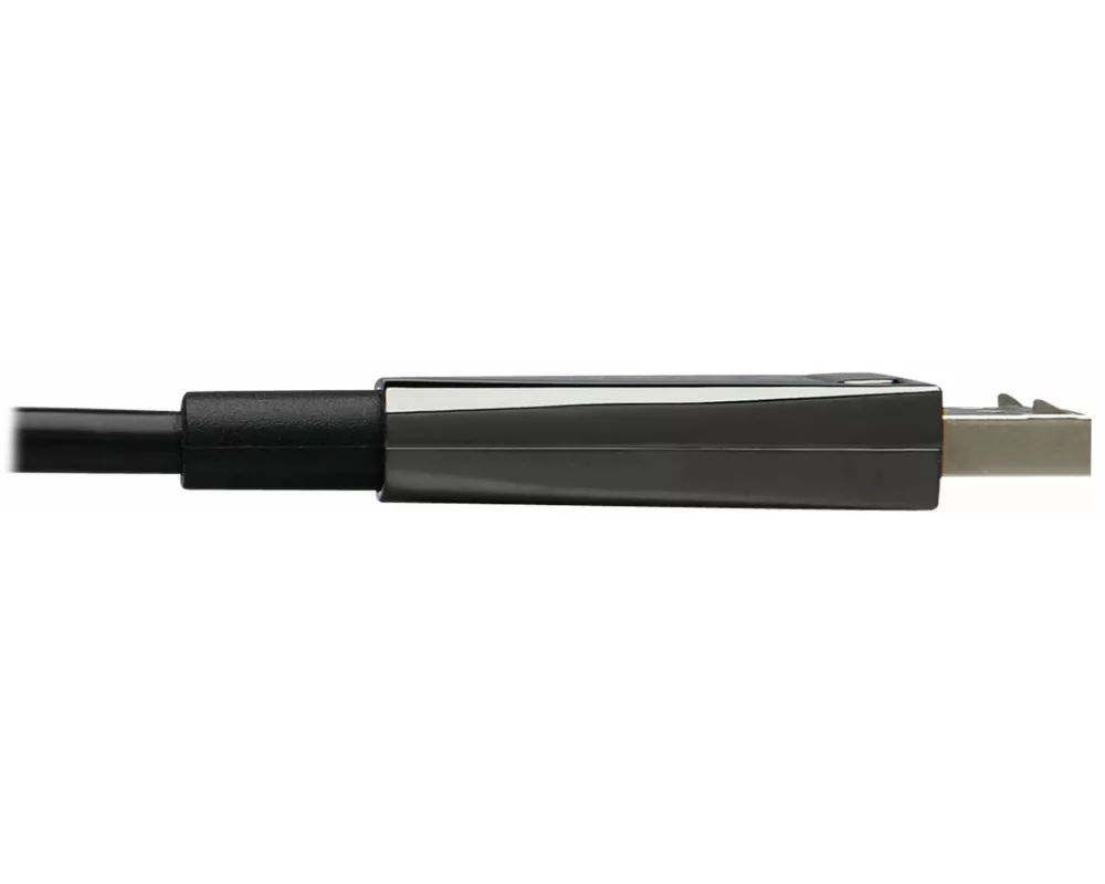 EATON TRIPPLITE DisplayPort, Active Optical Cable, AOC, 8K, 60 Hz, M/M, CL3 Rated Latching Connectors, Black, 10m 33 ft.