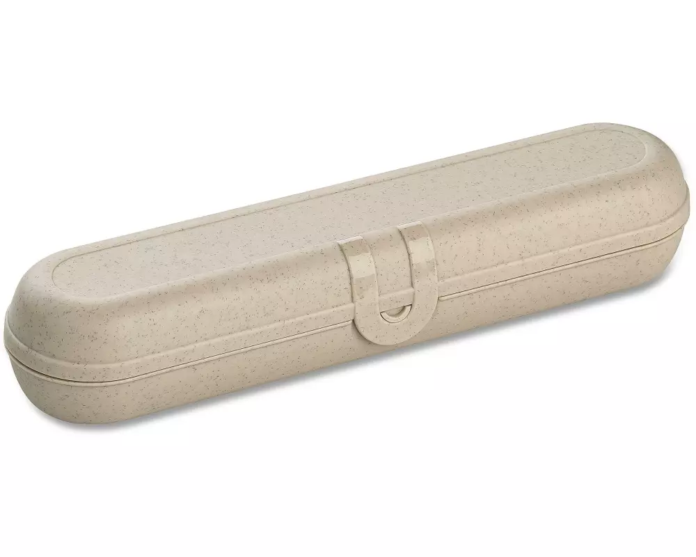 Koziol Besteck-Set Etui Klikk 1-teilig, Sand/Gelb