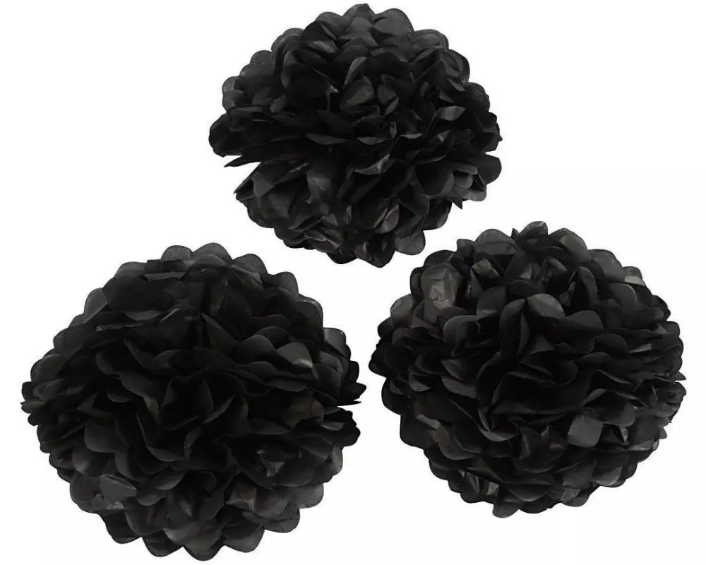 Creativ Company Pompons 20 + 24 + 30 cm 3 Stück