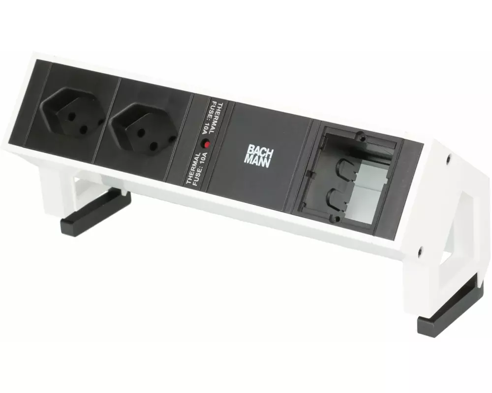 Bachmann Tischsteckdosenleiste DESK 2 2x T13, 1x ABD