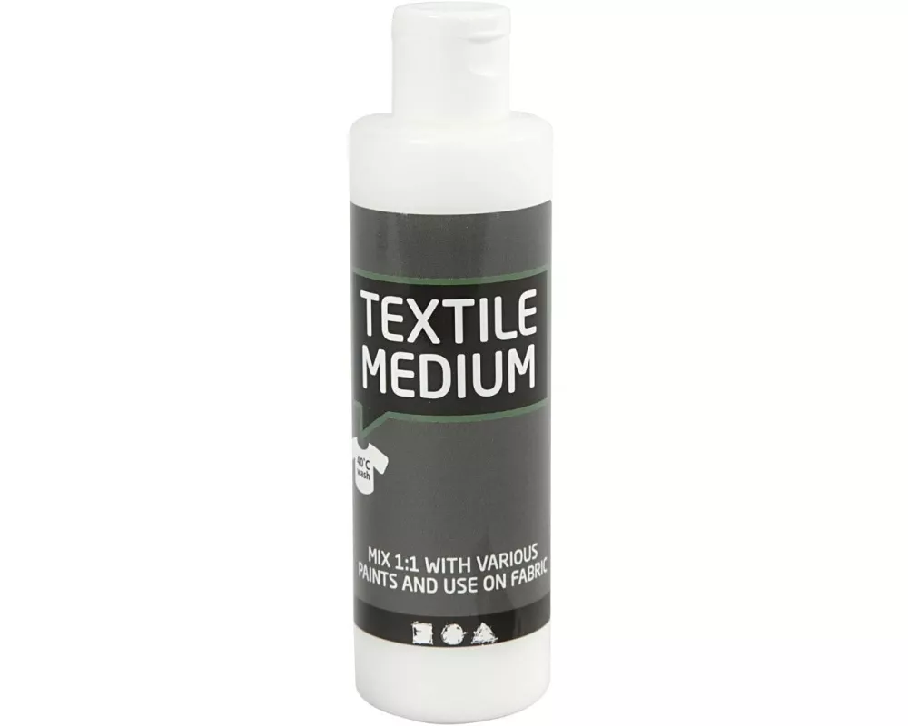 Creativ Company Textilfarbe Medium 100 ml, Weiss