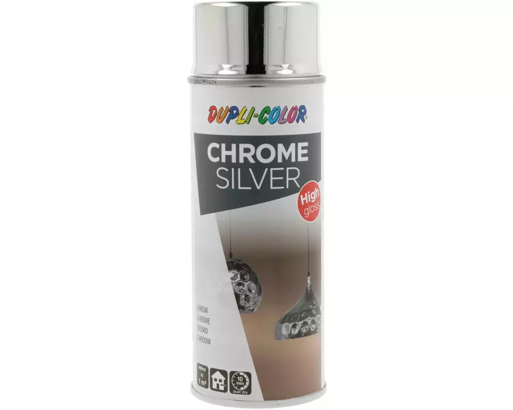 DUPLI-COLOR Effektfarbe Chrome 400 ml, Silber