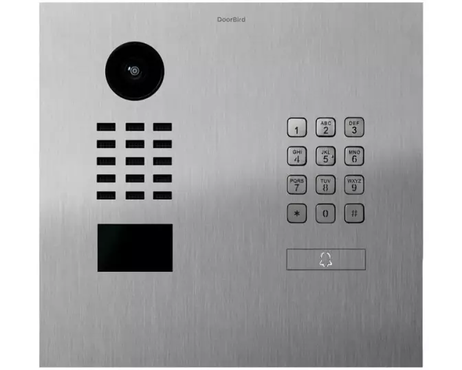 Doorbird IP Video Türsprechanlage Edelstahl V2A, gebürstet