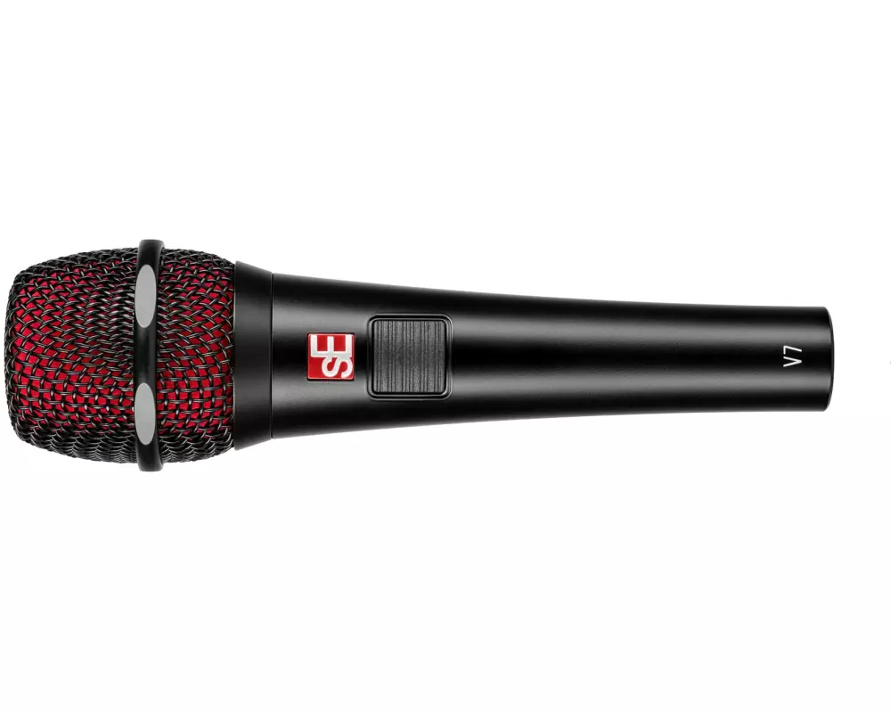sE Electronics V7 PTT Dynamisch, Gesang, Push-to-Talk-Taste, Schwarz