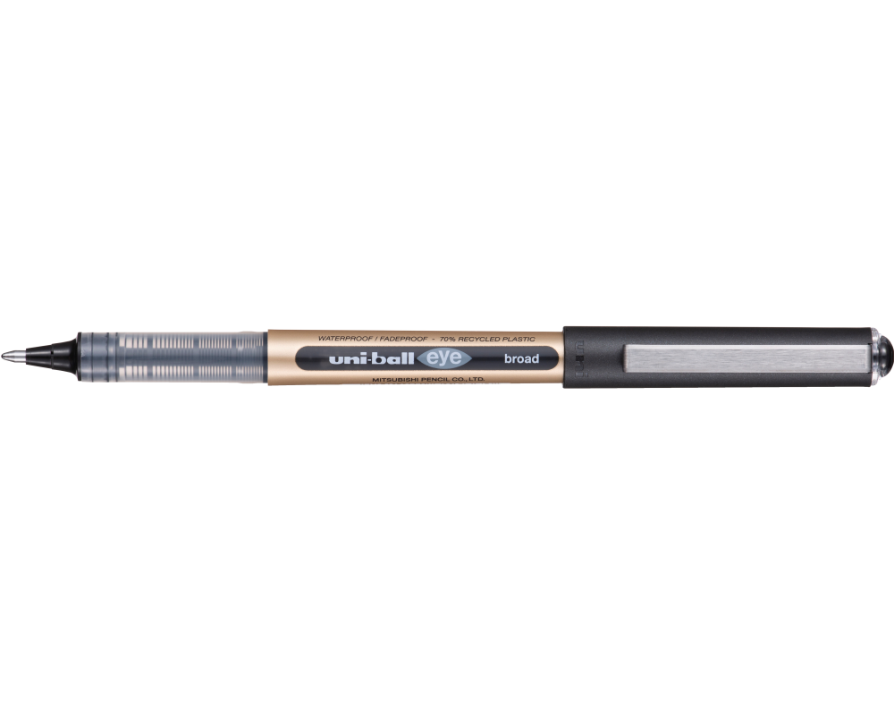 Uni Rollerball Eye broad ECO 1 mm, Bronze/Schwarz