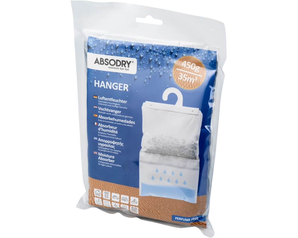 ABSODRY Luftentfeuchter Hanger 450g 456.858334.00 transparent