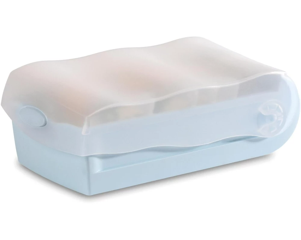 HAN Karteibox Croco A7, Hellblau