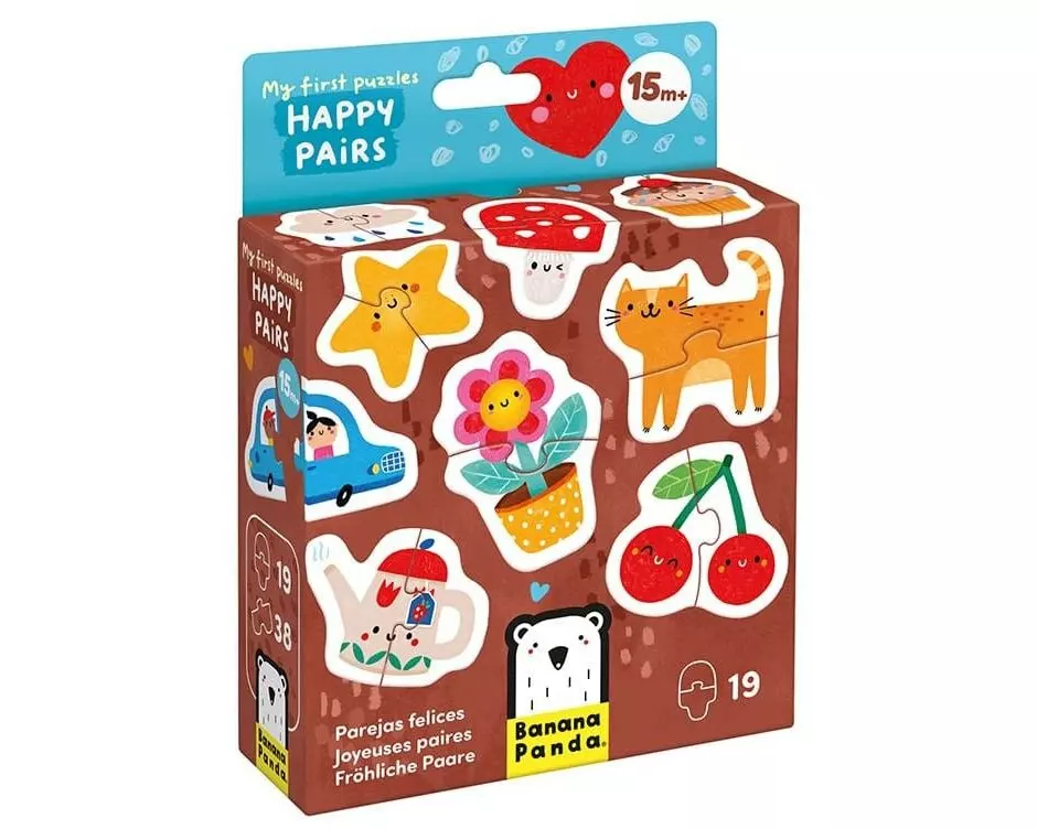 Banana Panda Puzzle Mein erstes Puzzle Fröhliche Paare