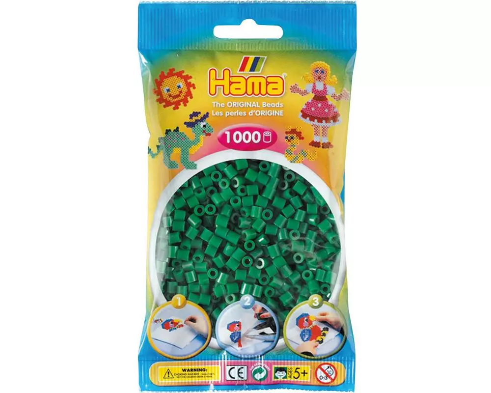 Hama Bügelperlen midi 1000 Stk. Grün