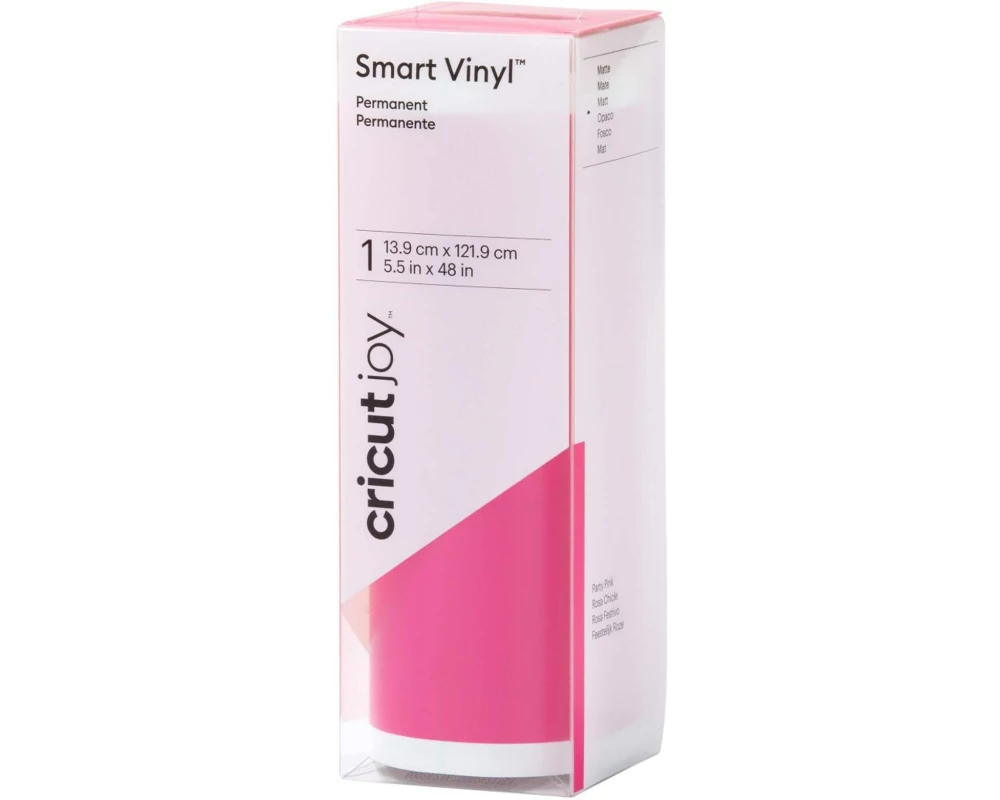 Cricut Smart Vinyl Permanent Rolle, Hellpink