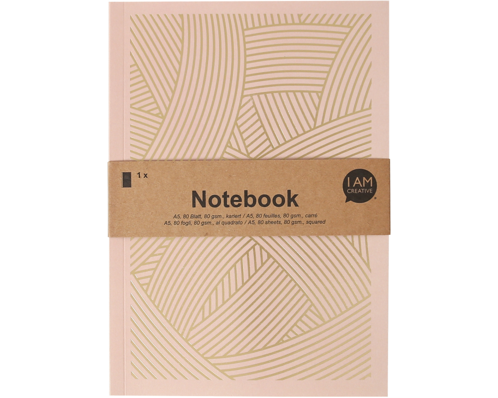 I AM CREATIVE Notizbuch MAA4005.14 altrosa 80 Seiten
