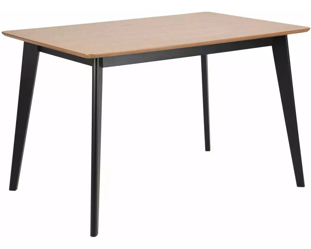 AC Design Tisch Roxby 120 x 80 x 76 cm, Nature/Schwarz
