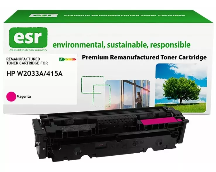 ESR Toner cartridge compatible with HP W2033A magenta remanufactured 2.100 pages