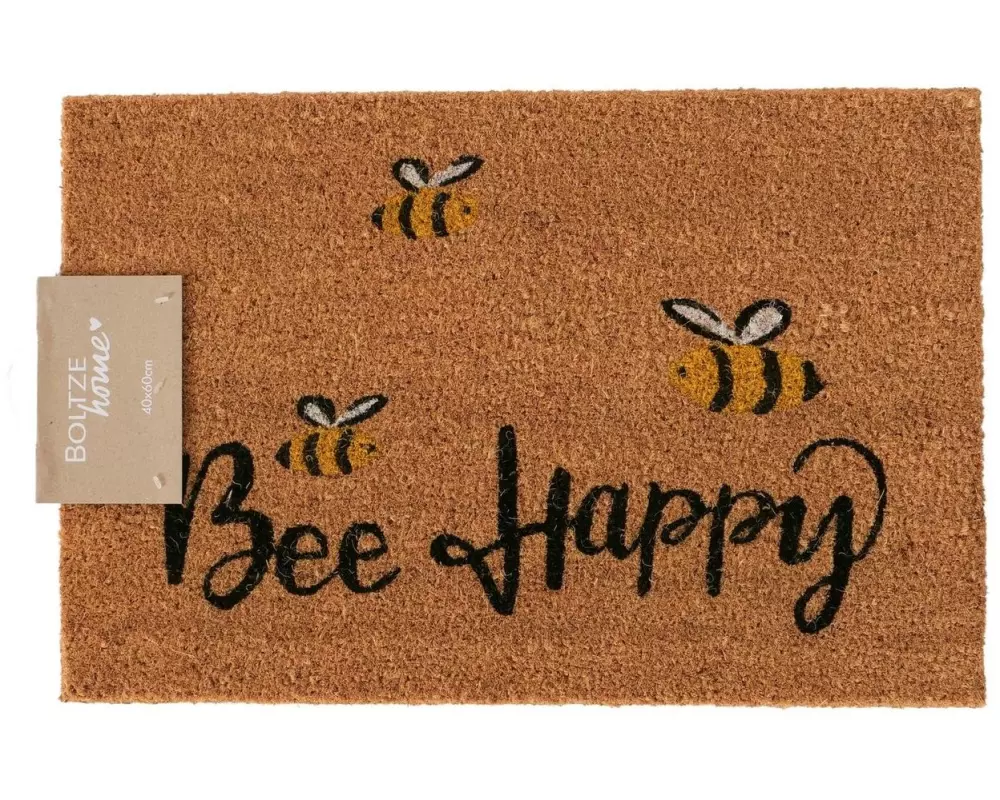 Boltze Fussmatte Be Happy 40 cm x 60 cm