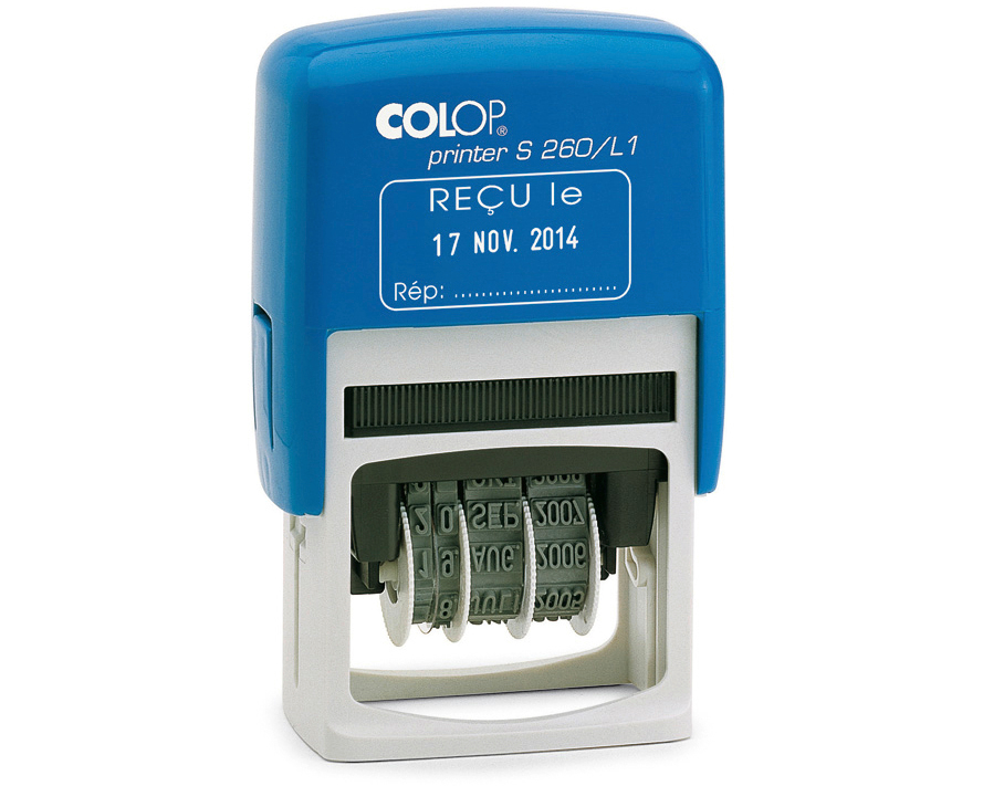 COLOP Datumstempel Recu le F S260L1/F 24x45mm
