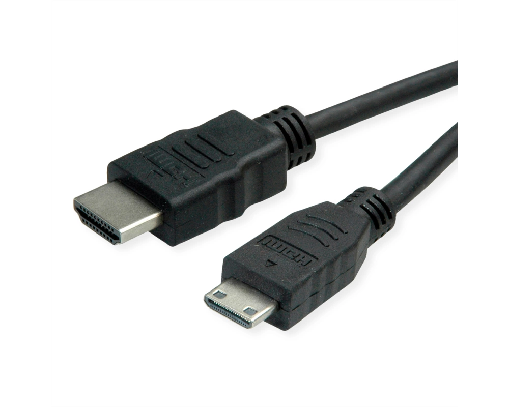 ROLINE GREEN HDMI High Speed Kabel mit Ethernet, HDMI ST - Mini HDMI ST, 2 m