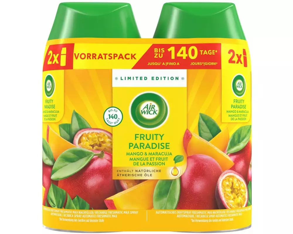 Air Wick Duftspender Freshmatic Mango & Limette, 2x 250 ml