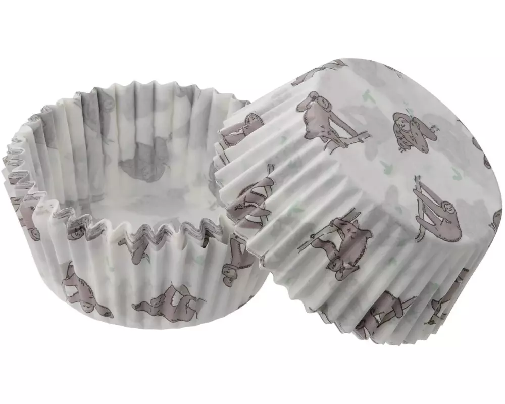 Zenker Muffin Backform Faultier 50 Stück