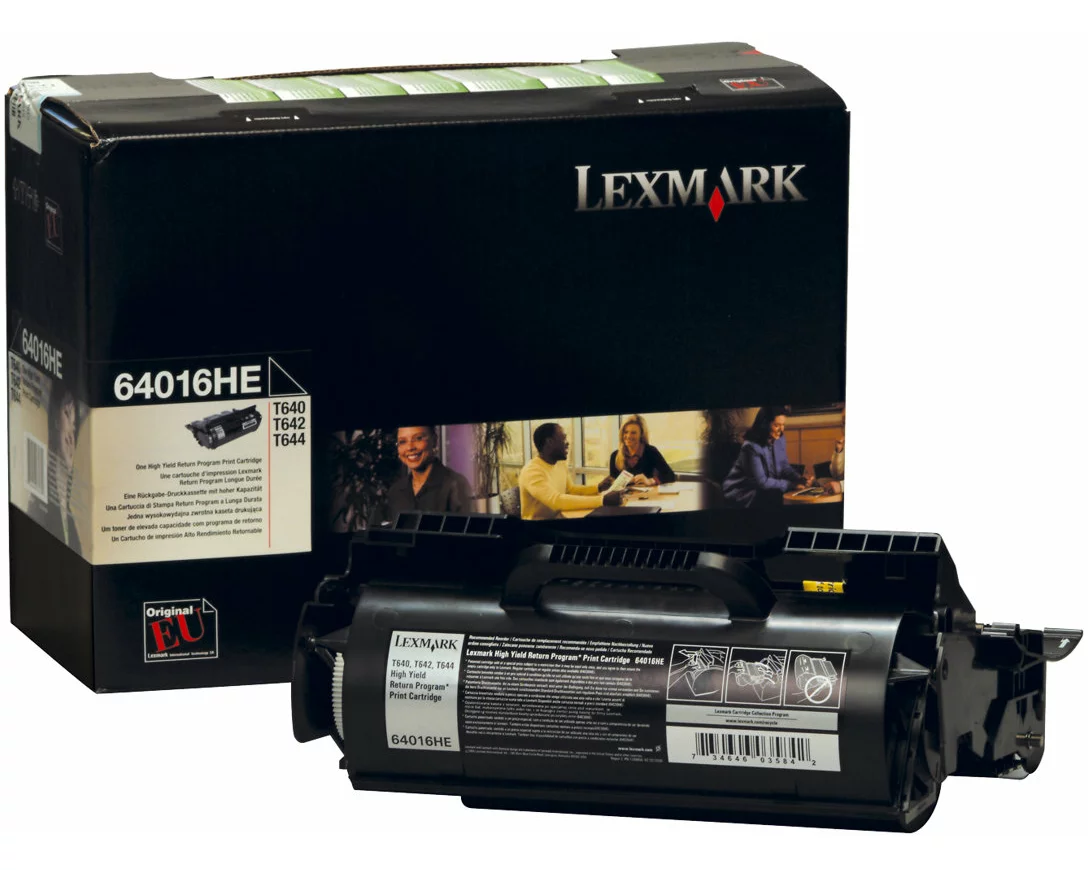 LEXMARK T640, T642, T644 Toner black high Capacity 21.000 pages return program