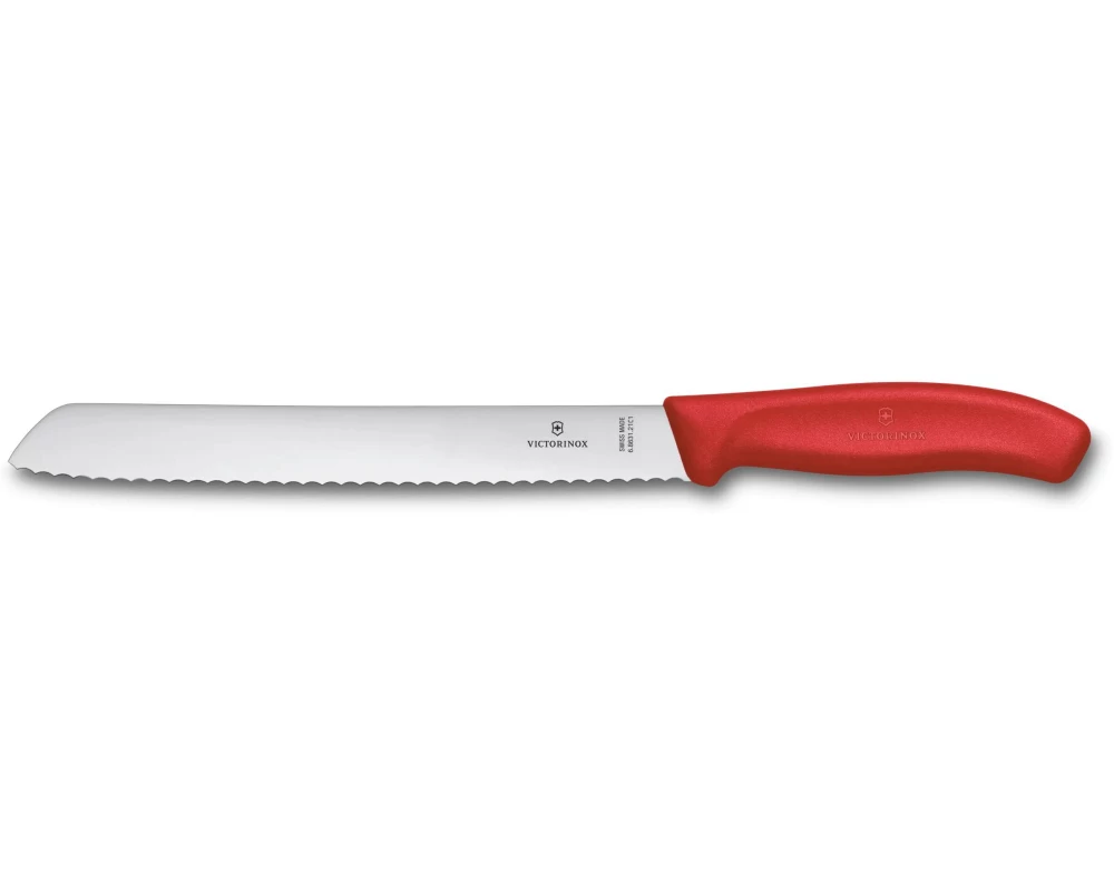 Victorinox Brotmesser Swiss Classic, 21 cm, Blister, Rot
