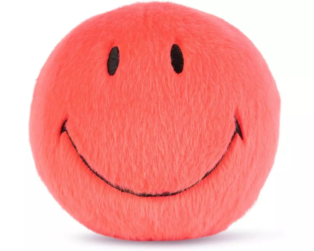 Bon Ton Toys Plüsch Smiley ECO Fuzzy Koralle 13 cm