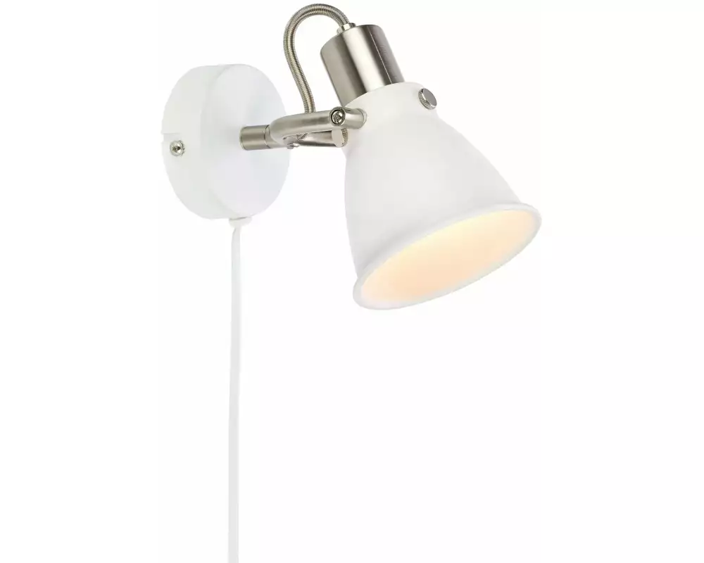 Markslöjd Wandleuchte Alton 1L 1x E14, Weiss