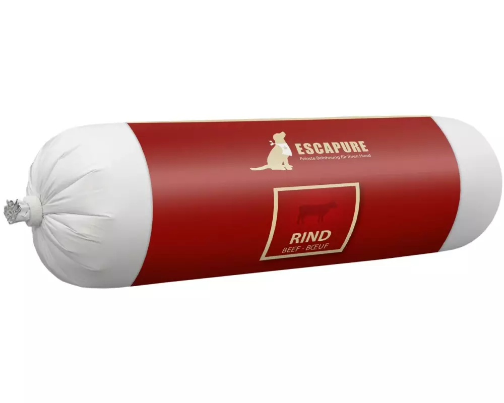 Escapure Nassfutter Wurst Rind, 400 g