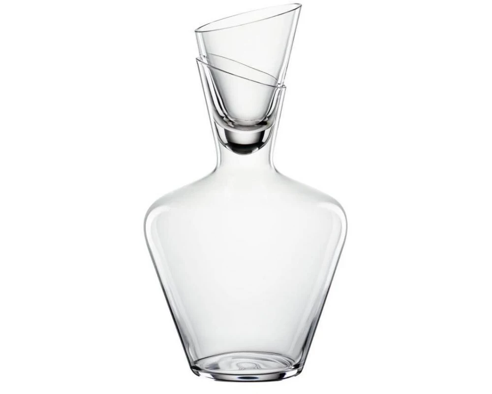 Spiegelau Definition Weinkaraffe mit Stopfen 1.0 l 1 l, Transparent