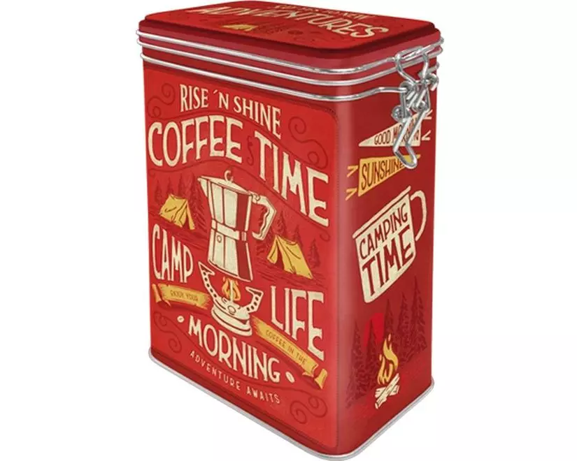 Nostalgic Art Vorratsdose Coffee Time 1.3 l, Rot