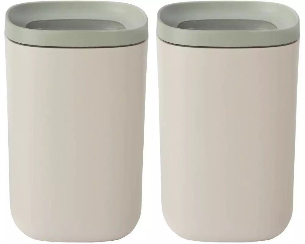 BergHOFF Vorratsbehälter Set Leo Balance 2-teilig, 1.3 l, Grün/Grau