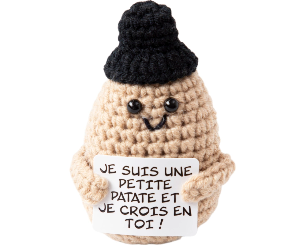 I AM CREATIVE Positive Potato Français 10cm 1000-1459 beige